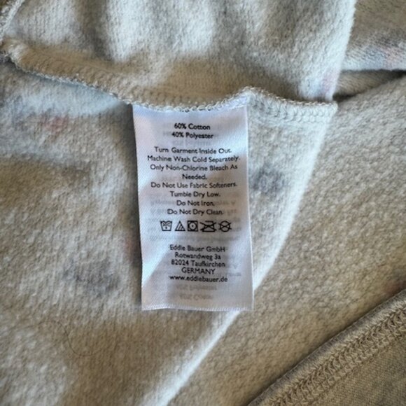 Eddie Bauer All over Sasquatch print mens Size M Tall EUC - Picture 6 of 7